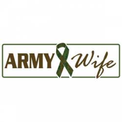 Army Wife - Bumper Sticker