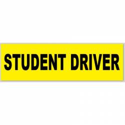 Student Driver - Bumper Sticker