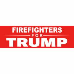 Firefighters For Trump - Bumper Sticker