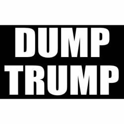 Dump Trump Black & White - Vinyl Sticker