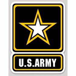 United States Army Black & Gold Logo - Vinyl Sticker
