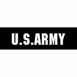 United States Army Script Text Logo - Vinyl Sticker