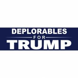 Depolorables For Trump - Bumper Sticker