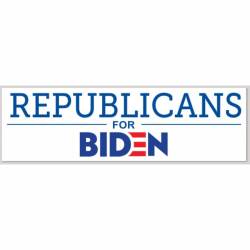Republicans For Biden - Bumper Sticker