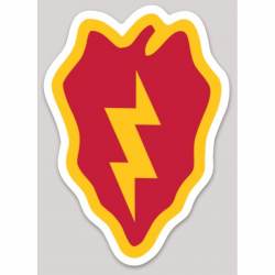 United States Army 25th Infantry Division Shoulder Sleeve Insignia Logo - Vinyl Sticker