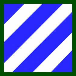 United States Army 3rd Infantry Division Logo - Vinyl Sticker