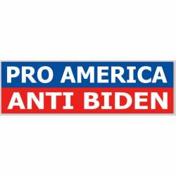 Pro America Anti Biden - Bumper Sticker