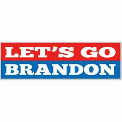 Let's Go Brandon Red White & Blue - Bumper Sticker