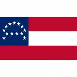 General Robert E Lee's Headquarters Flag - Vinyl Sticker