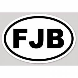 FJB Fuck Joe Biden - Oval Sticker