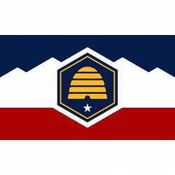 New Utah State Flag 2022 - Vinyl Sticker