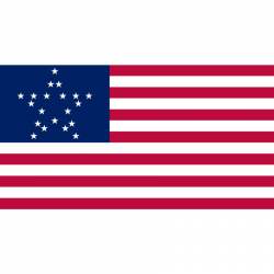 20 Star United States of America American Flag - Vinyl Sticker