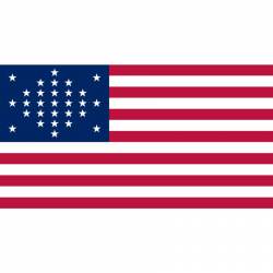 29 Star United States of America American Flag Diamond Pattern - Vinyl Sticker