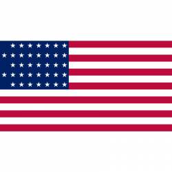 37 Star United States of America Flag - Vinyl Sticker