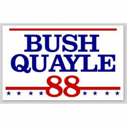 Bush Quayle 88 Replica - Bumper Sticker