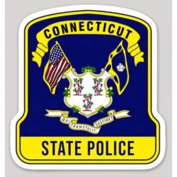 Connecticut State Police - Vinyl Sticker