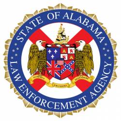 State Of Alabama Law Enforcement Logo - Vinyl Sticker