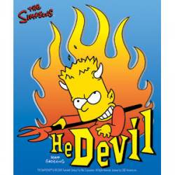 Bart He Devil - Sticker