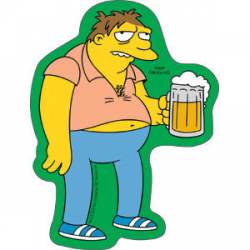 Barney Drinking - Sticker