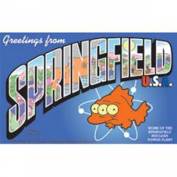 Springfield Sign - Sticker
