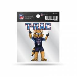 Tennessee Titans Mascot T-Rac - 4x4 Vinyl Sticker