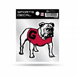 University Of Georgia Bulldogs Mascot - 4x4 Vinyl Sticker