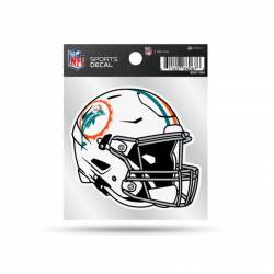 Miami Dolphins Helmet - 4x4 Vinyl Sticker