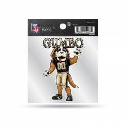 New Orleans Saints Mascot Gumbo - 4x4 Vinyl Sticker
