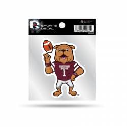 Mississippi State University Bulldogs Mascot - 4x4 Vinyl Sticker