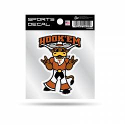 University Of Texas Longhorns Mascot - 4x4 Vinyl Sticker