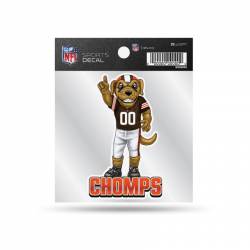 Cleveland Browns Mascot Chomps - 4x4 Vinyl Sticker