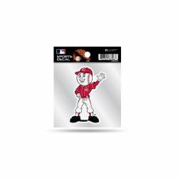 Cincinnati Reds Mascot - 4x4 Vinyl Sticker