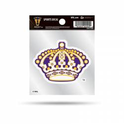 Los Angeles Kings Retro Crown Logo - 4x4 Vinyl Sticker