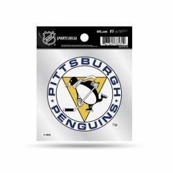 Pittsburgh Penguins Retro - 4x4 Vinyl Sticker