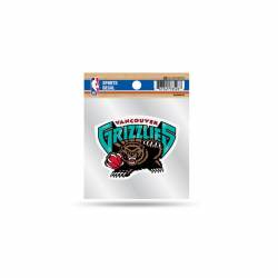 Memphis Grizzlies Retro Vintage Logo - 4x4 Vinyl Sticker