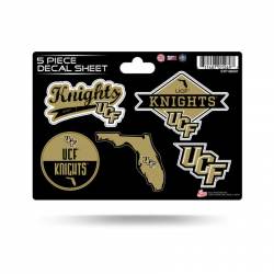 University Of Central Florida Knights - 5 Piece Sticker Sheet