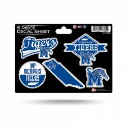 University Of Memphis Tigers - 5 Piece Sticker Sheet