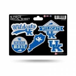 University Of Kentucky Wildcats - 5 Piece Sticker Sheet