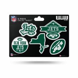 New York Jets - 5 Piece Sticker Sheet