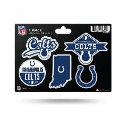 Indianapolis Colts - 5 Piece Sticker Sheet