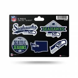 Seattle Seahawks - 5 Piece Sticker Sheet