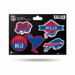 Buffalo Bills - 5 Piece Sticker Sheet