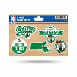 Boston Celtics - 5 Piece Sticker Sheet