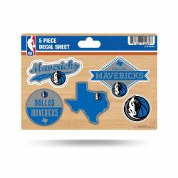 Dallas Mavericks - 5 Piece Sticker Sheet