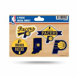 Indiana Pacers - 5 Piece Sticker Sheet
