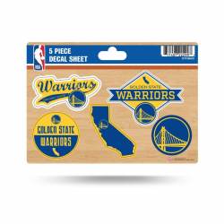 Golden State Warriors - 5 Piece Sticker Sheet