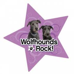 Wolfhounds Rock - Star Magnet