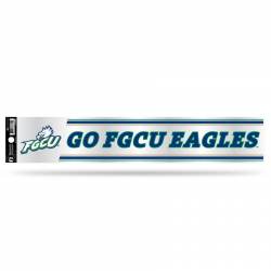 Florida Gulf Coast University Eagles - 3x17 Clear Vinyl Sticker