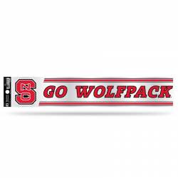 North Carolina State University Wolfpack - 3x17 Clear Vinyl Sticker