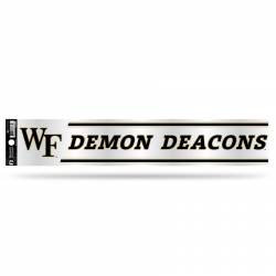 Wake Forest University Demon Deacons - 3x17 Clear Vinyl Sticker